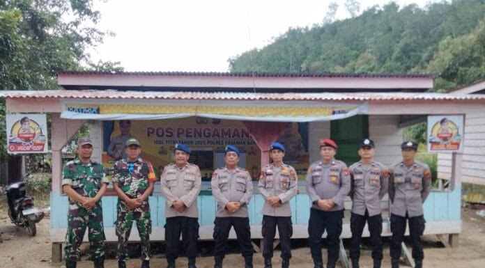 Personil Pos Pengamanan Di Pantai Teluk Tapang, Situasi Kamtibmas Terdapat Aman Dan Kondusif